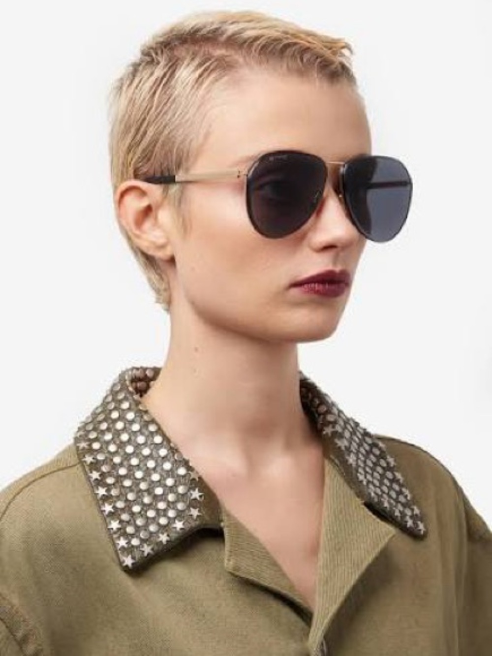 NWT ETRO Aviator Oversized Sunglasses Unisex